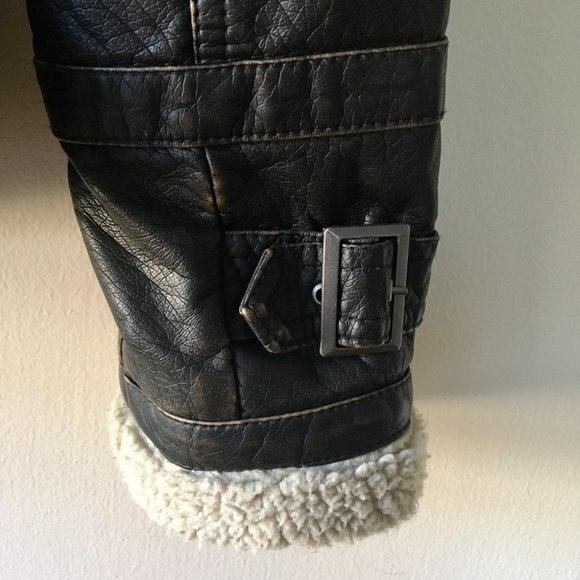 Warm brown aviator jacket - Picture 7 of 12